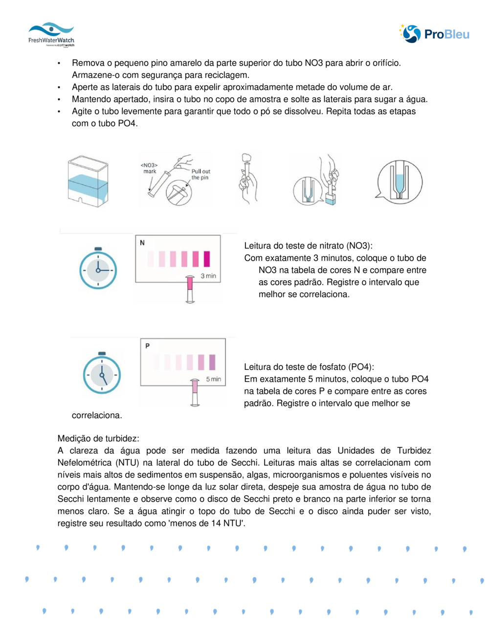 Relógio FreshWater: Manual de instruções _2