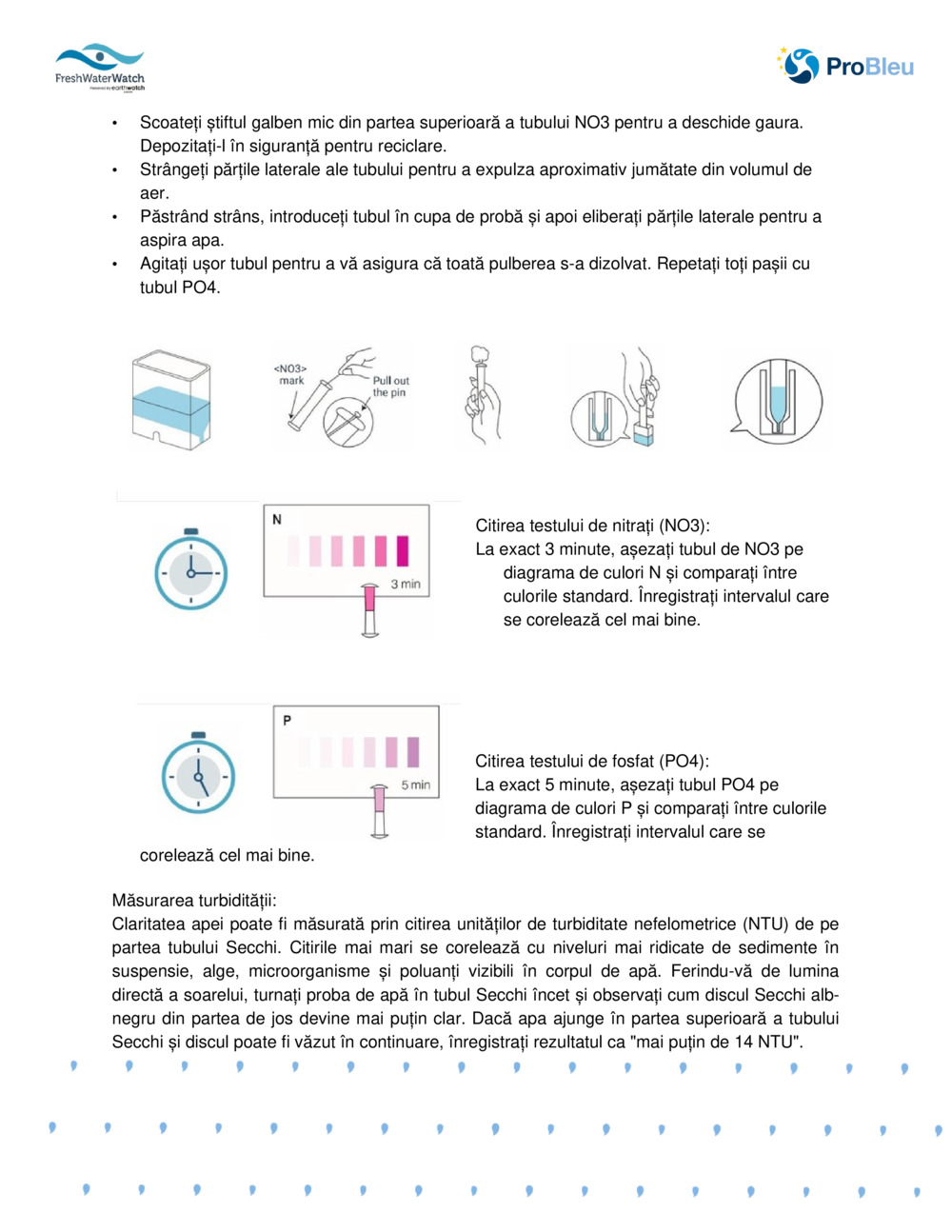 Ceas FreshWater: Manual de instrucțiuni _2