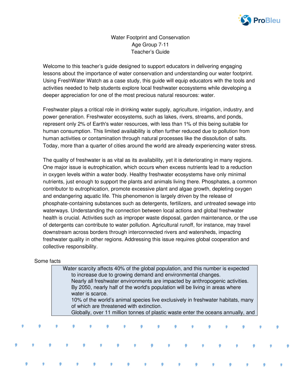 Water Footprint and Conservation_0