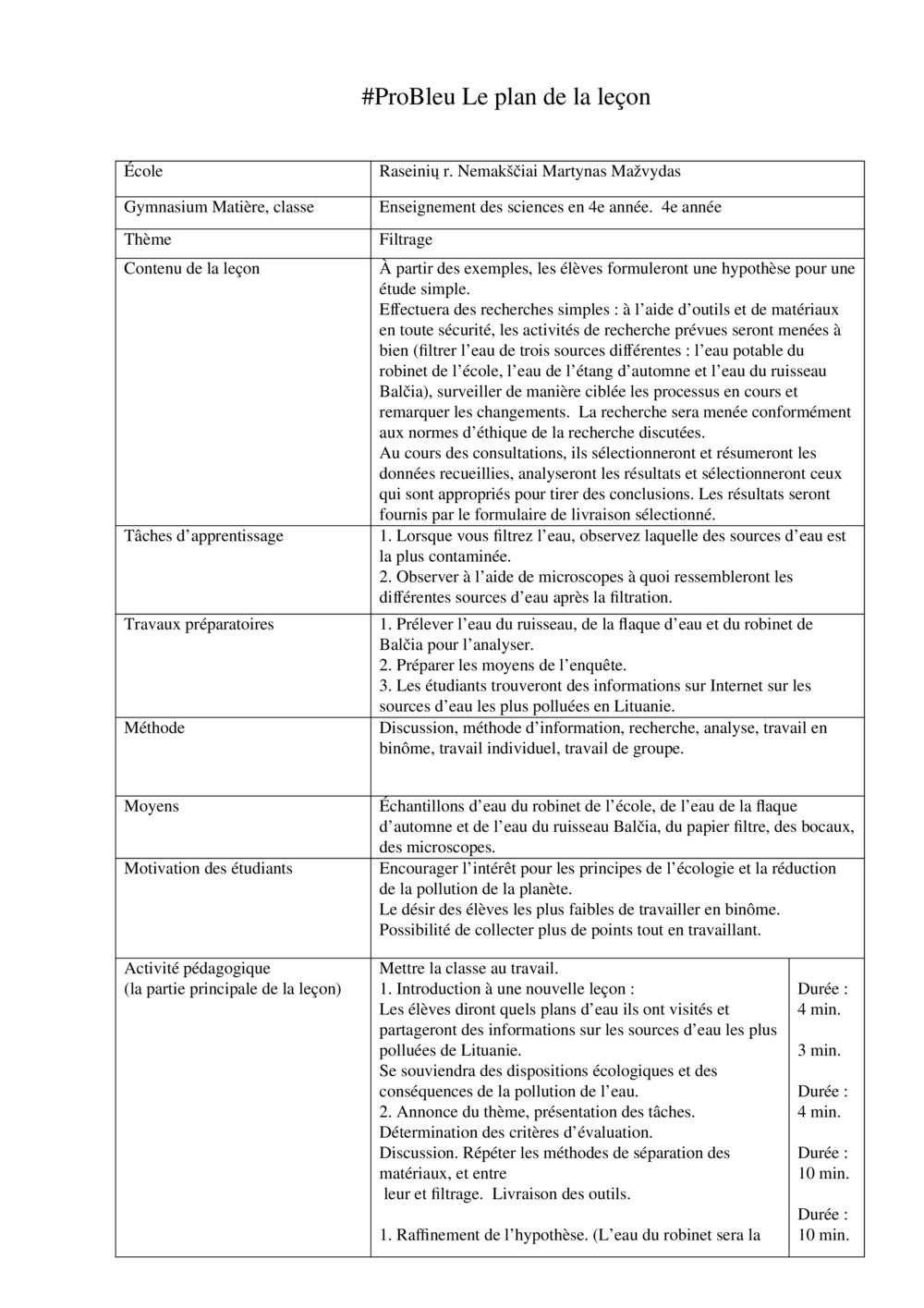 Plan de cours ,,Filtrage"_0