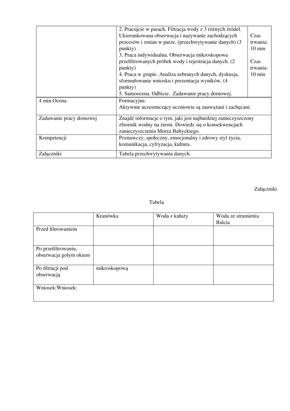 Plan lekcji ,,Filtrowanie"_1
