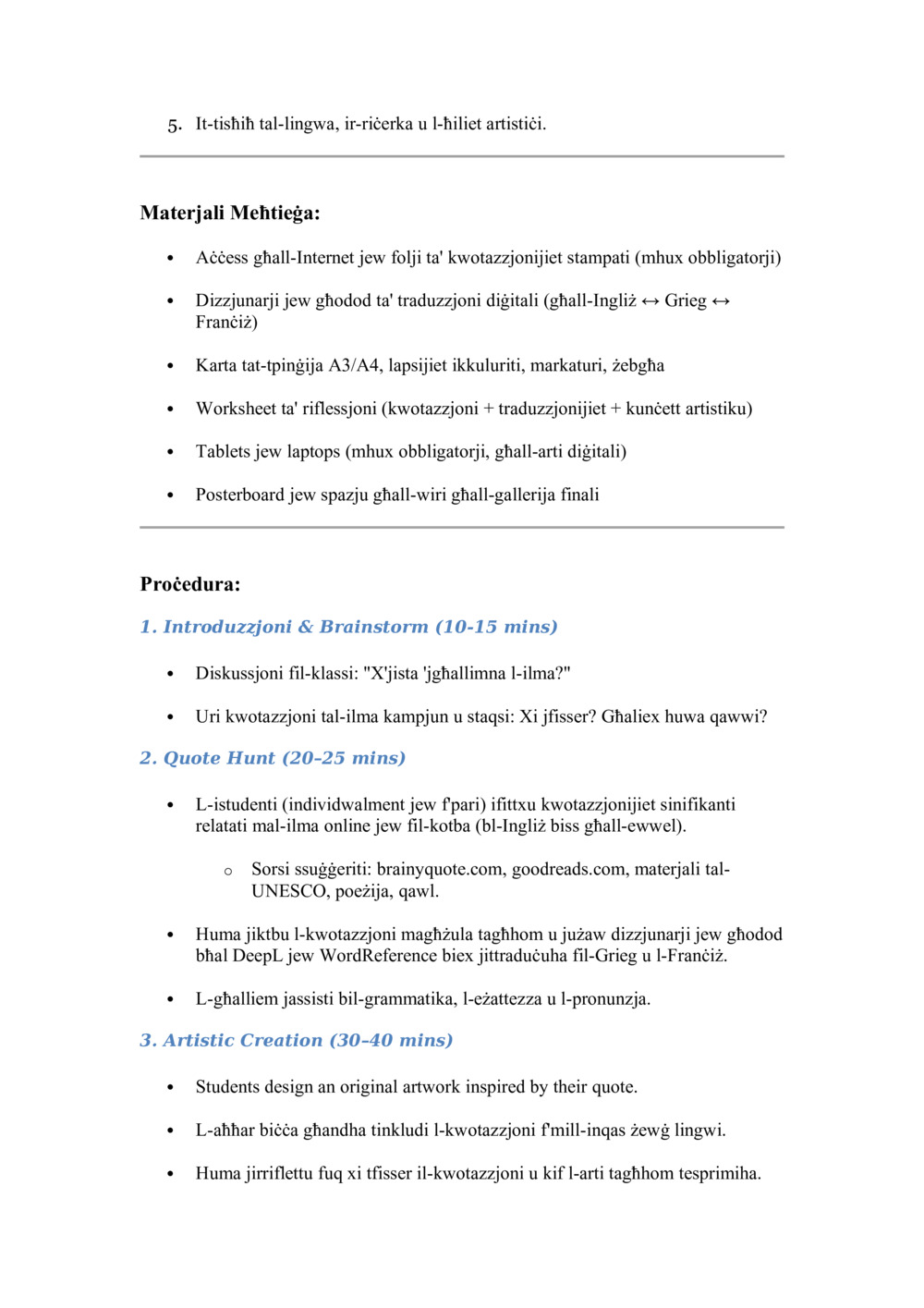 Skoperta u Illustrazzjoni ta 'Kwotazzjonijiet tal-Ilma Multilingwi_2