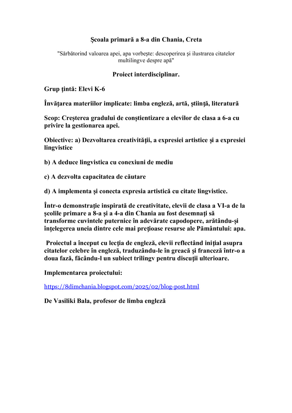 Descoperirea și ilustrarea citatelor multilingve despre apă_0