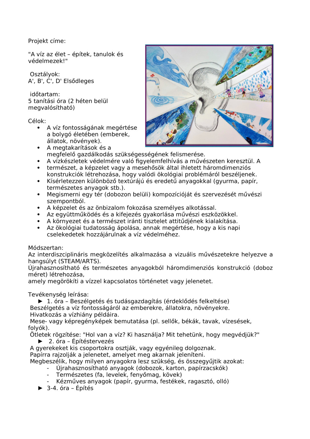 A víz az élet – építek, tanulok és védelmezek!_0