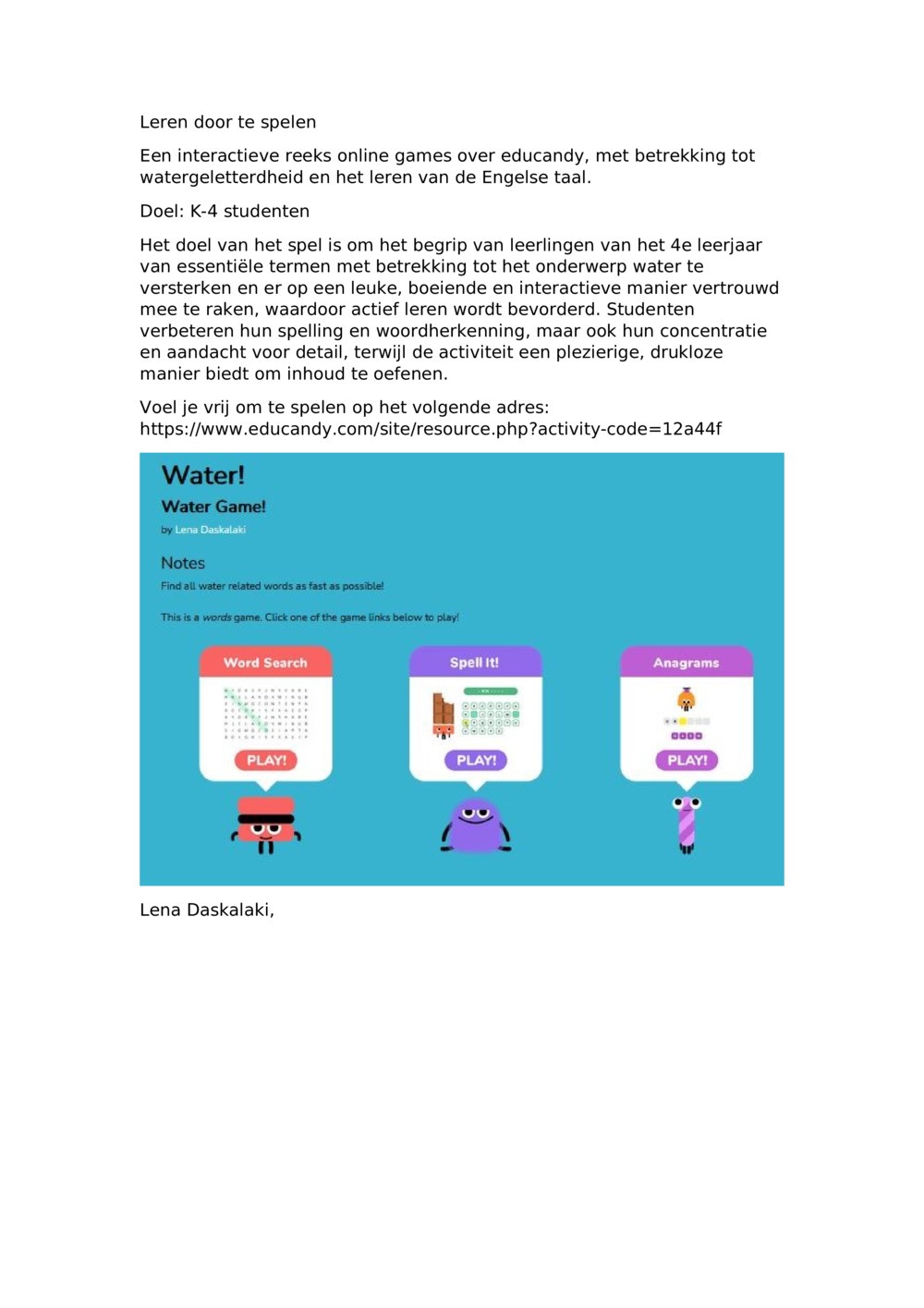 Waterliteratuur en Engels leren