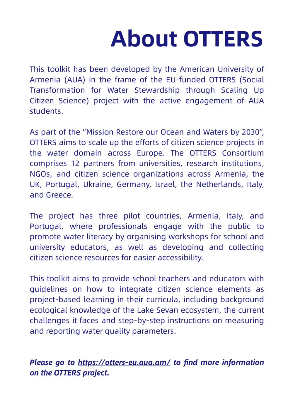 Monitoring Water Quality: Toolkit for Educators_2