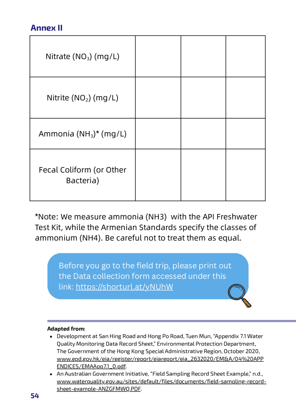 Monitoring Water Quality: Toolkit for Educators_54
