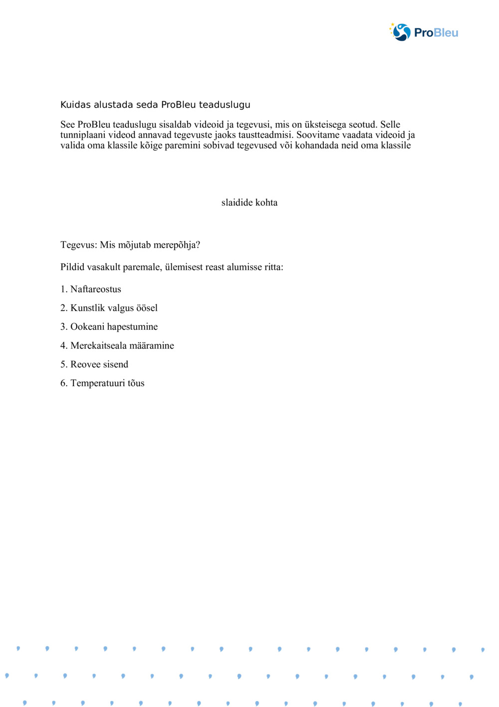 Bioloogilise mitmekesisuse uurimine Plymouthi merelaboriga – õpetaja märkmed_1