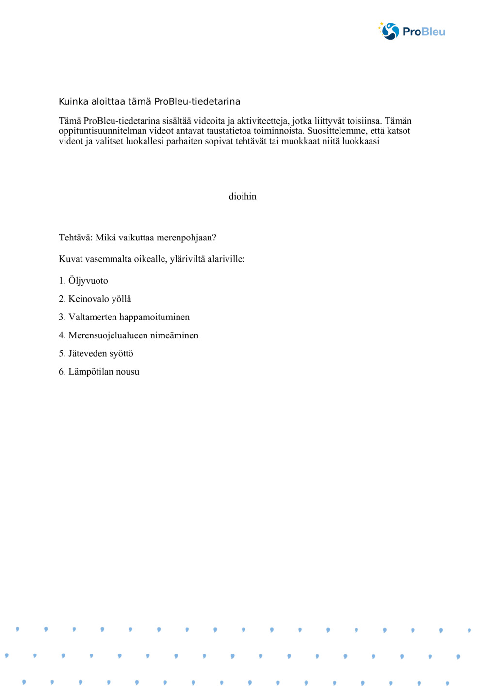 Biologisen monimuotoisuuden tutkiminen Plymouth Marine Laboratoryn kanssa - Opettajan muistiinpanot_1