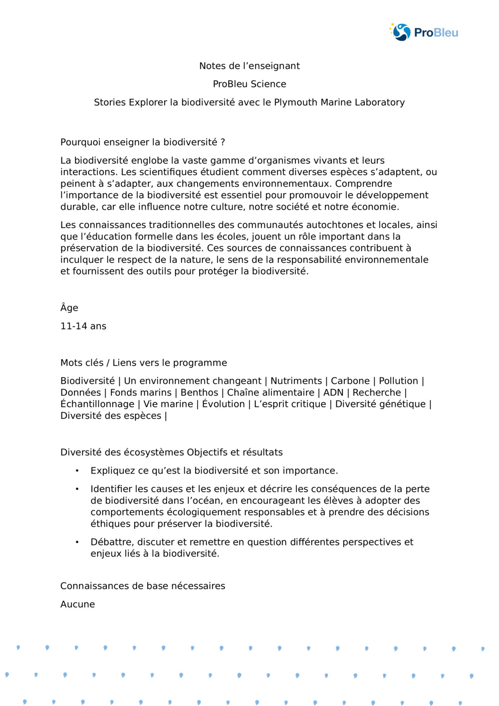 Explorer la biodiversité avec le Plymouth Marine Laboratory - Notes de l’enseignant_0