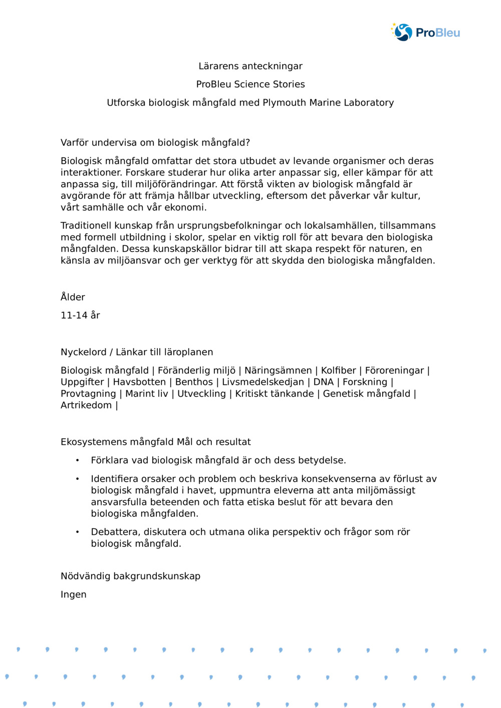 Utforska biologisk mångfald med Plymouth Marine Laboratory - Läraranteckningar_0