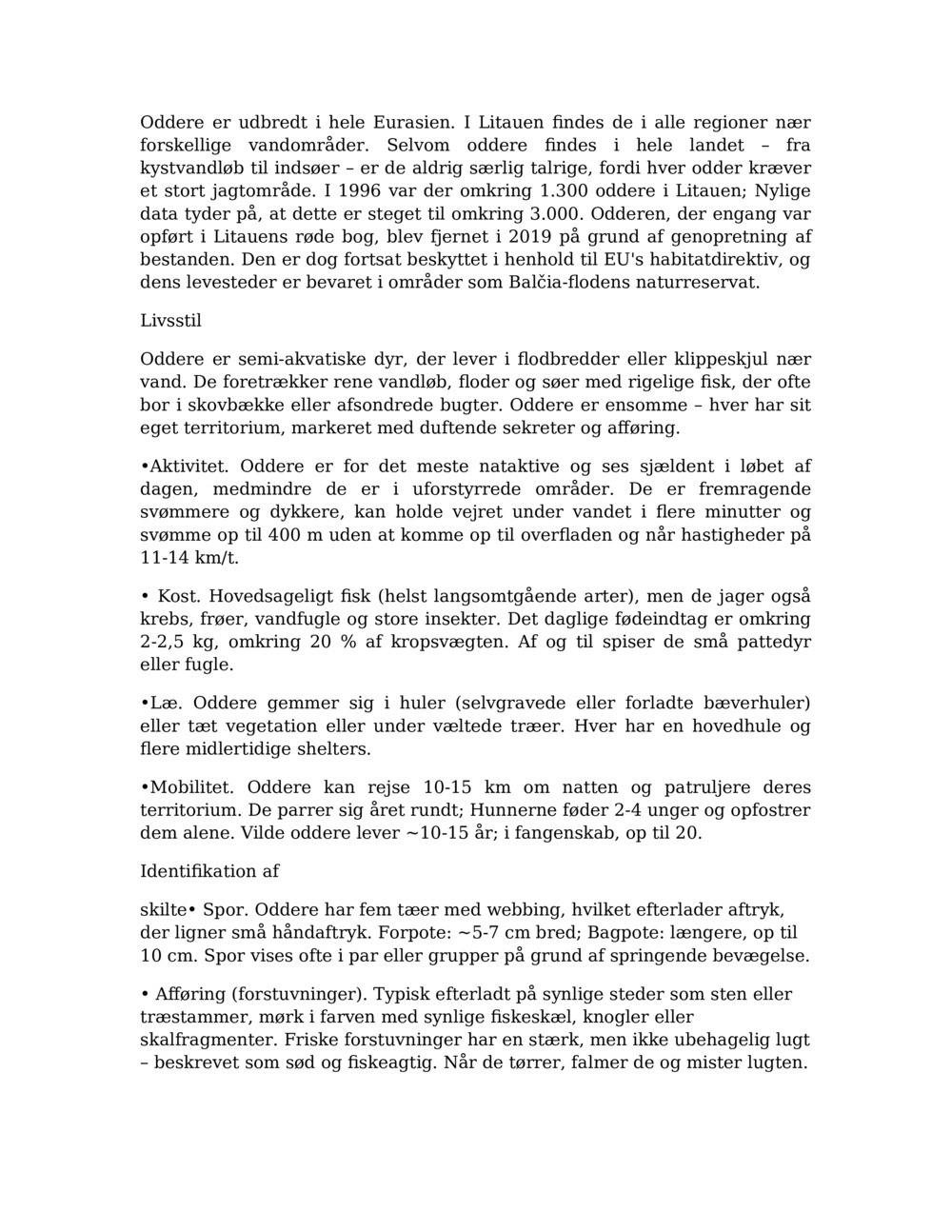Lektionsplan for odderovervågning i Balcia-floden_3
