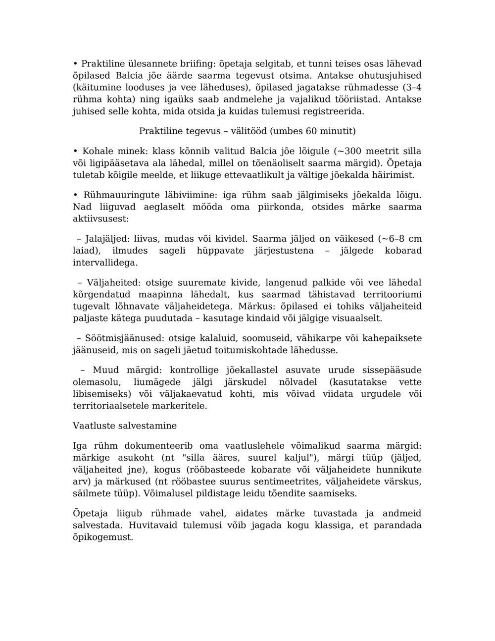 Tunniplaan saarma seireks Balcia jões_1