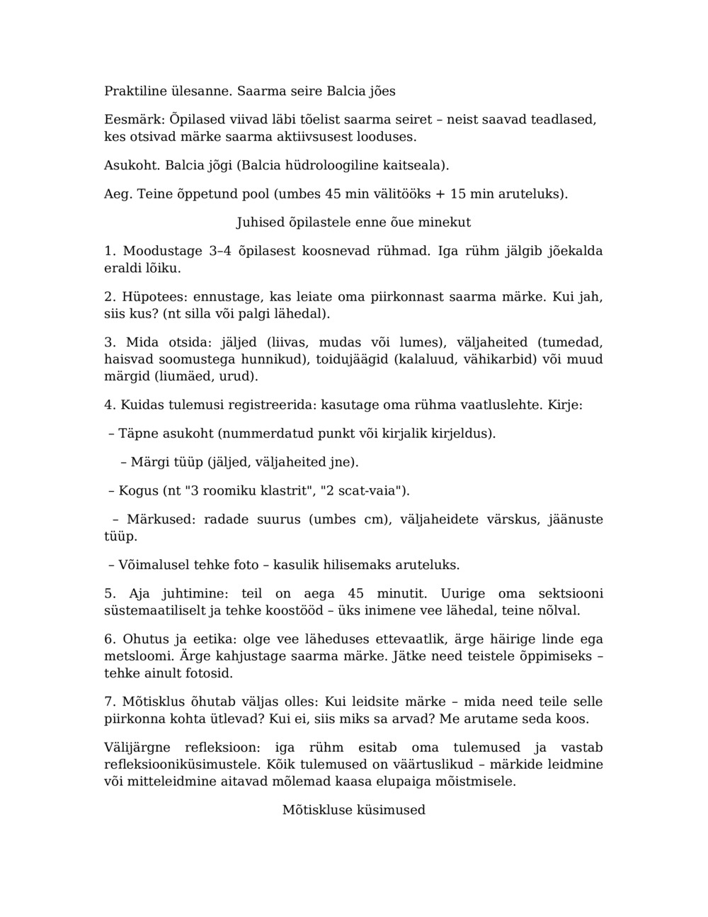 Tunniplaan saarma seireks Balcia jões_4