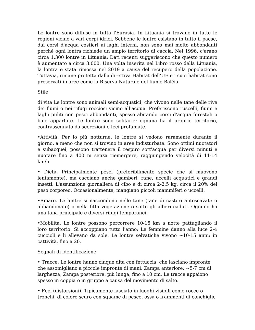 Piano di lezione per il monitoraggio delle lontre nel fiume Balcia_3