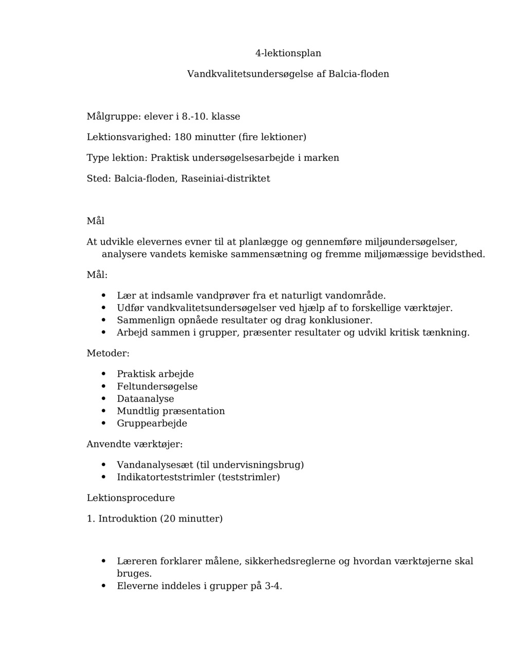 Lektion i undersøgelse af vandkvalitet_0
