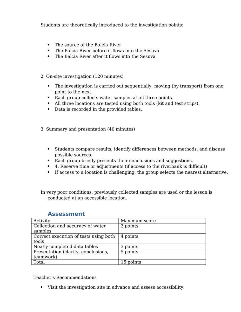 Water Quality Investigation Lesson_1