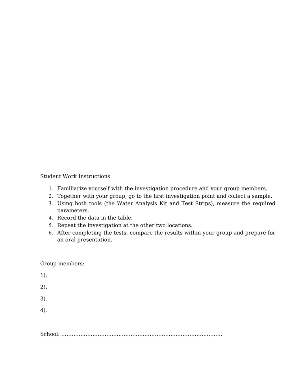 Water Quality Investigation Lesson_5