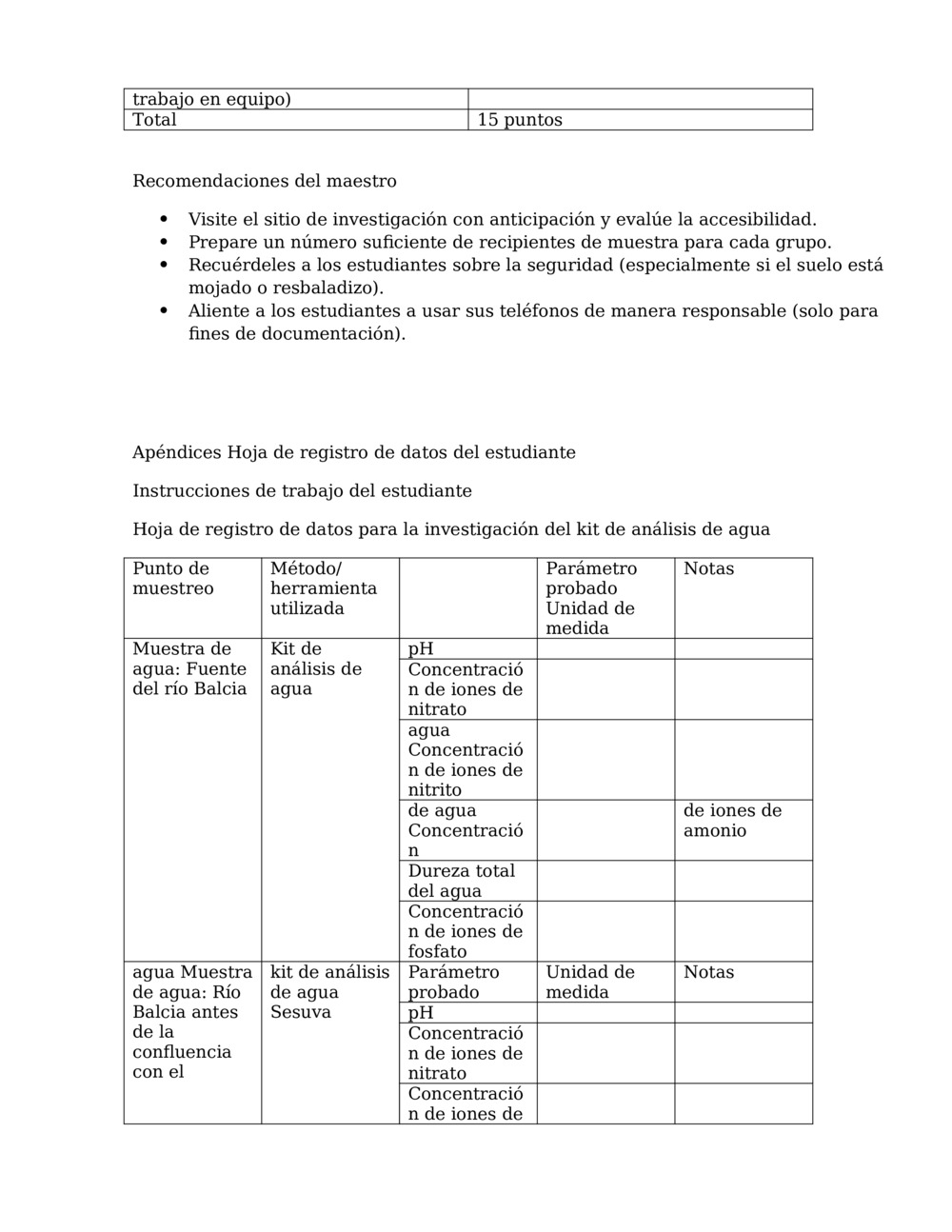 Lección de investigación sobre la calidad del agua_2