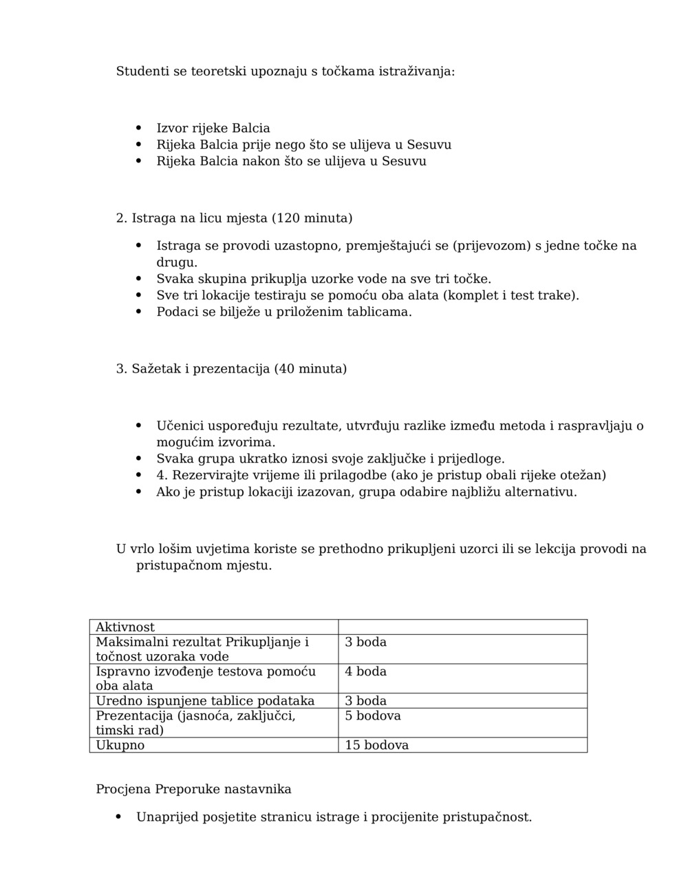 Lekcija istraživanja kvalitete vode_1
