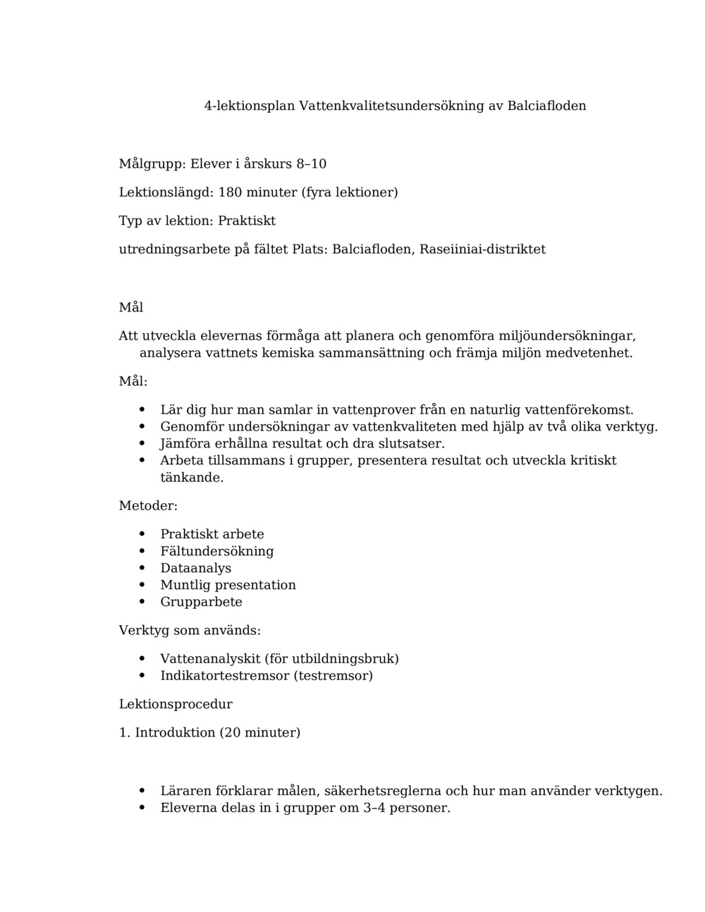 Lektion i undersökning av vattenkvalitet_0