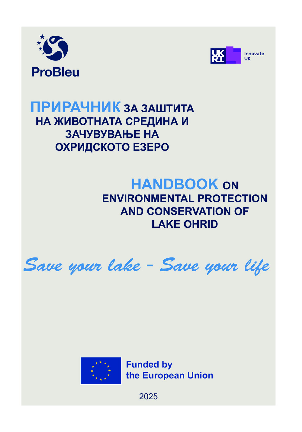 HANDBOOK, Save your lake - Save your life_0