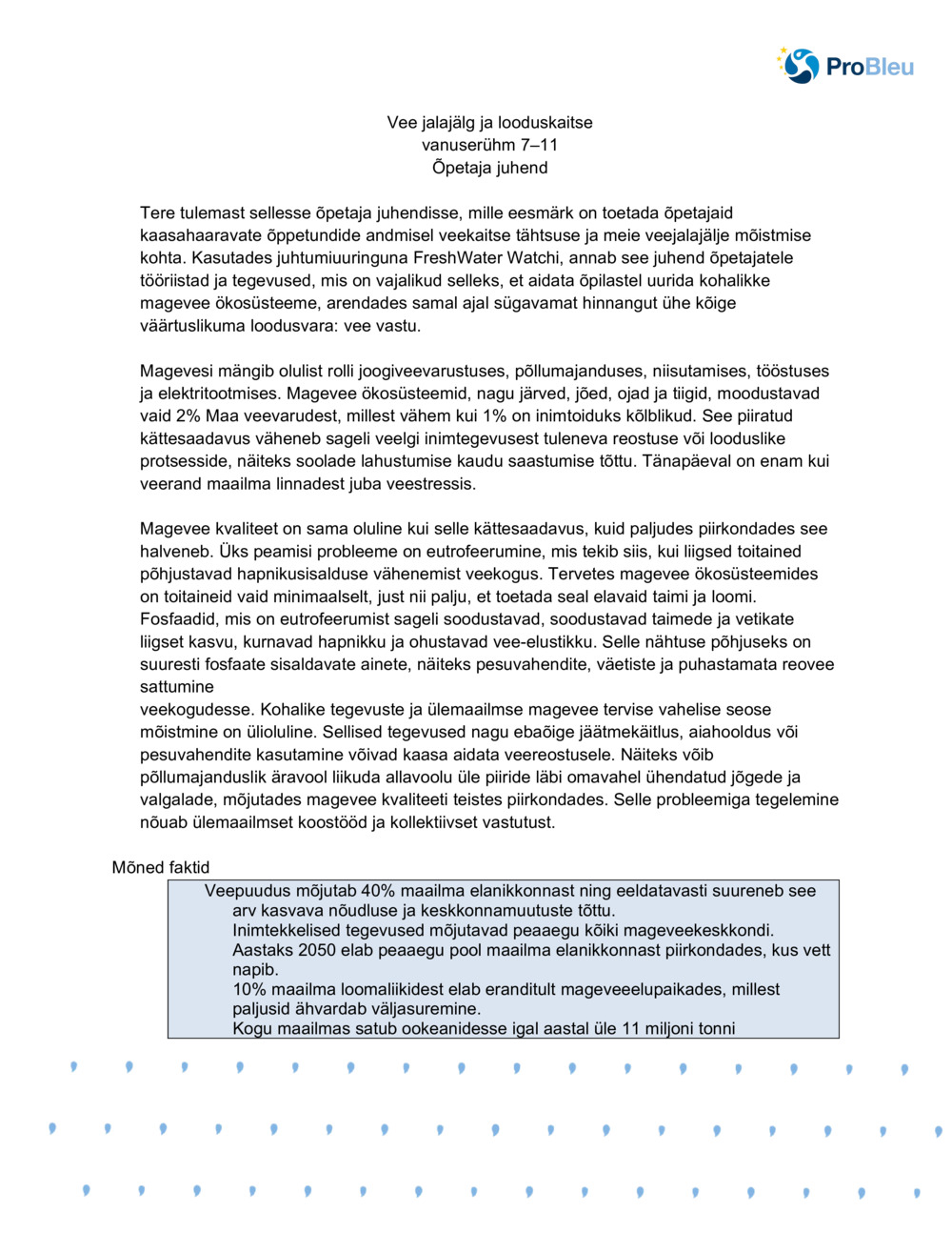 Vee jalajälg ja säilitamine_0