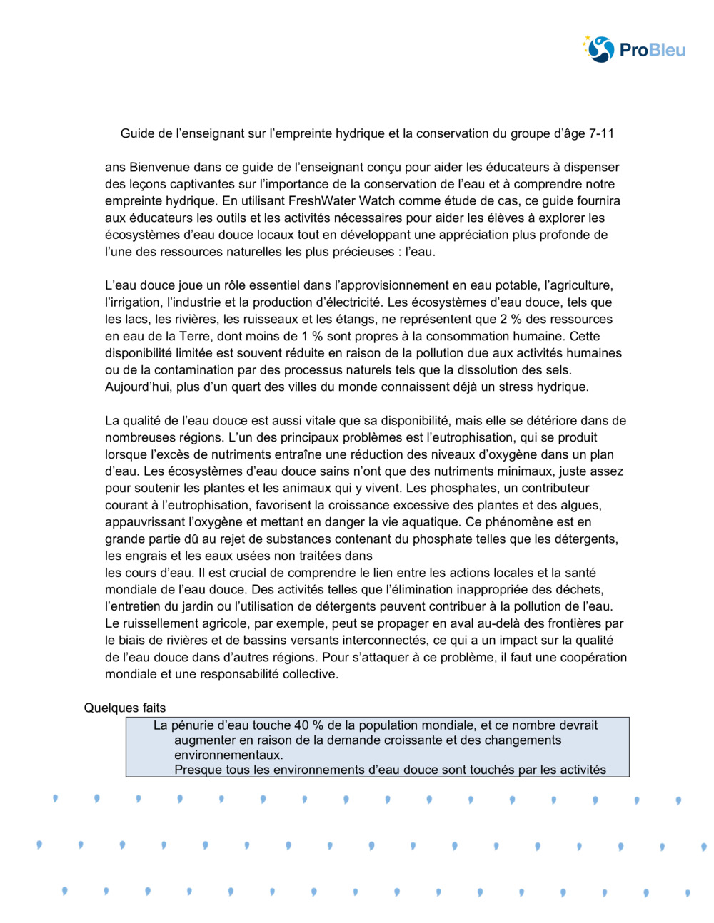 Empreinte hydrique et conservation_0