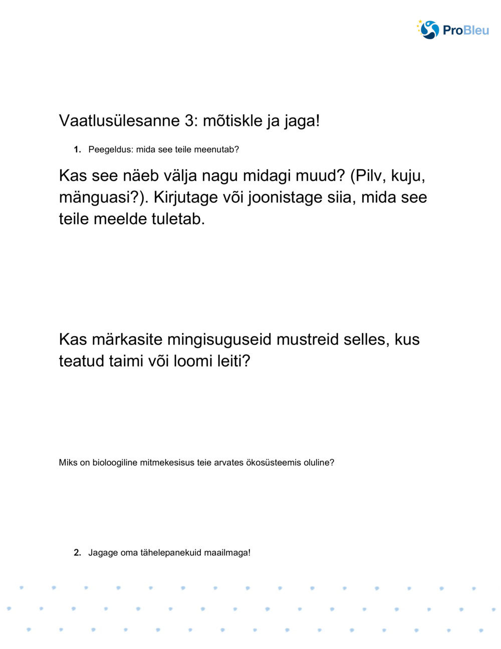 Bioloogilise mitmekesisuse kaardistamine _3