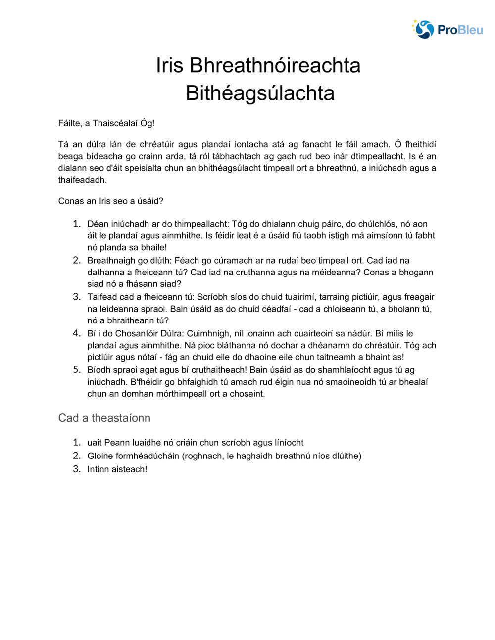Mapáil bithéagsúlachta _0