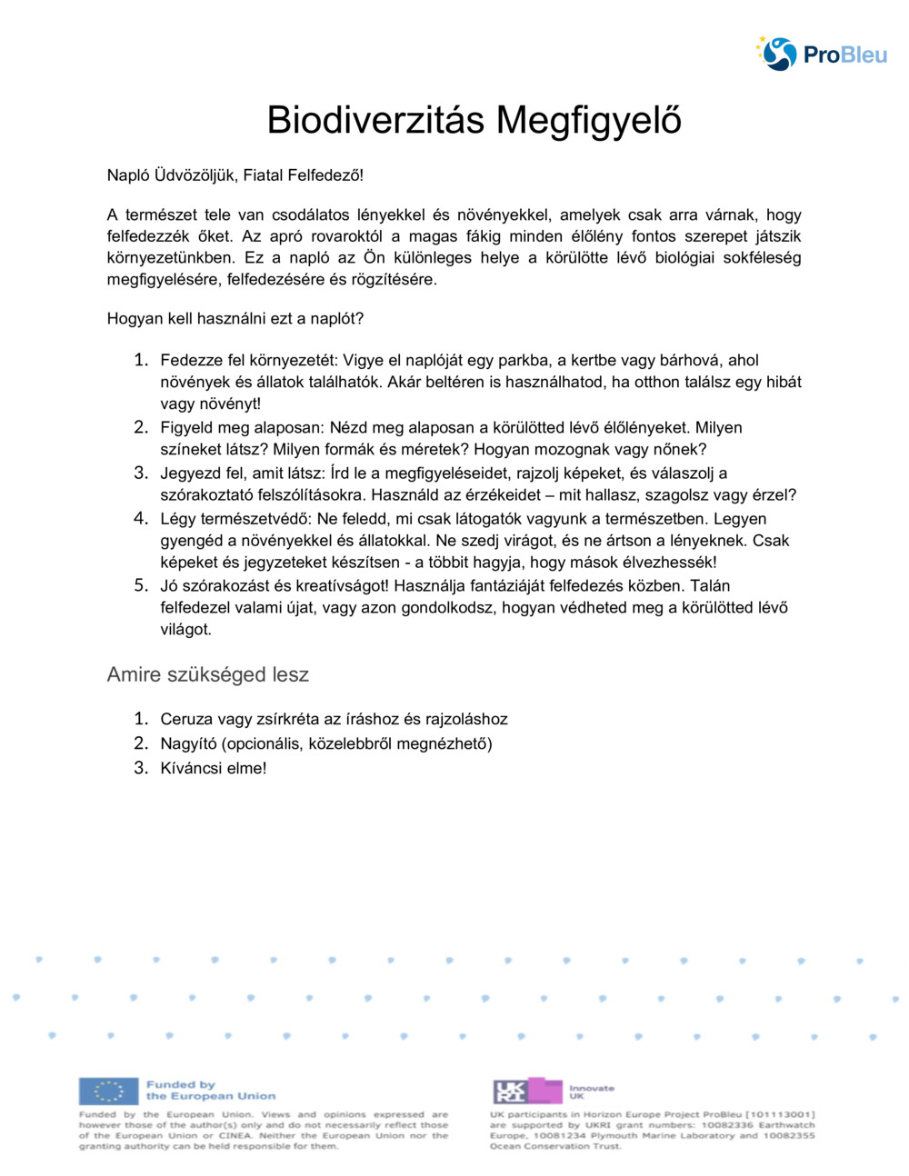 A biológiai sokféleség feltérképezése _0