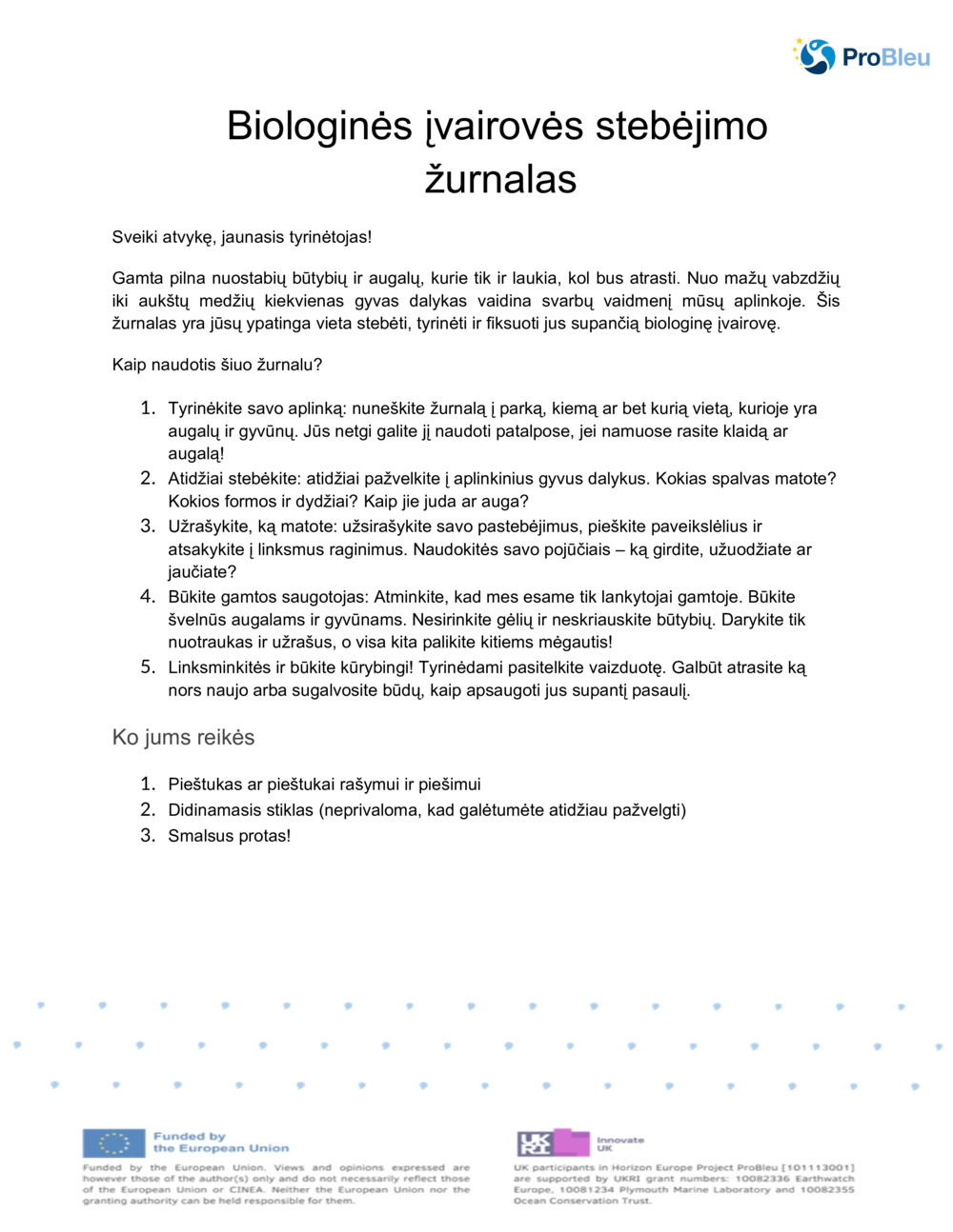 Biologinės įvairovės žemėlapių sudarymas _0