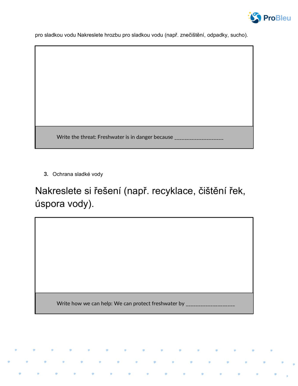 Storyboard: Důležitost sladké vody _2