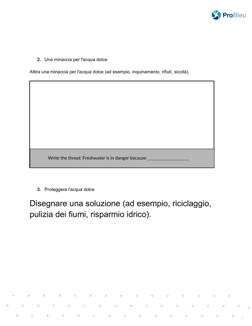 Storyboard: L'importanza dell'acqua dolce _2