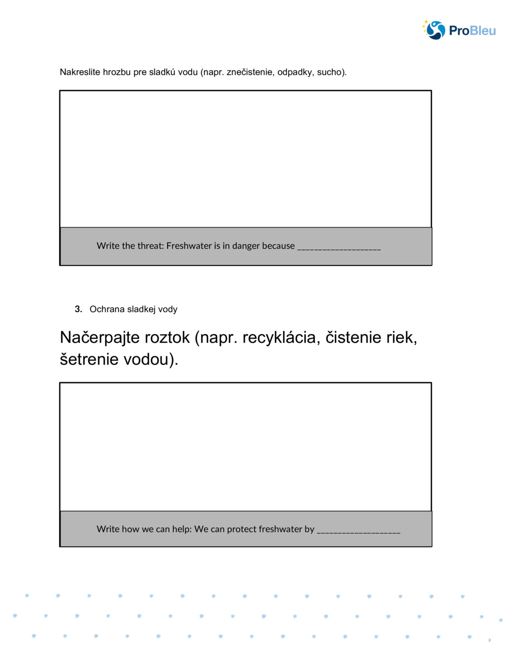 Storyboard: Dôležitosť sladkej vody _2