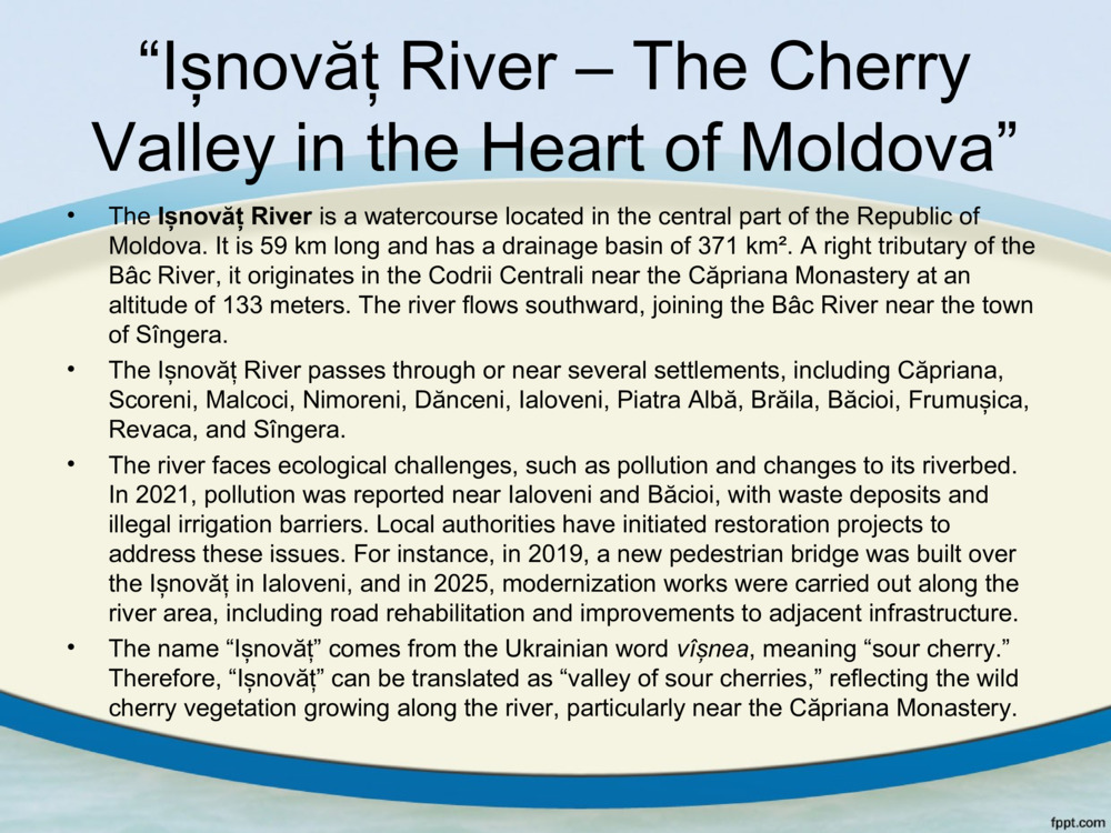 The Ișnovăț Stream – A Fresh Start_1
