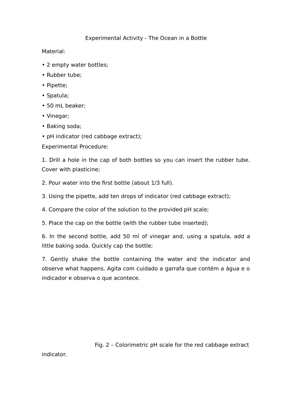 Experimental Activity - The Ocean in a Bottle_0