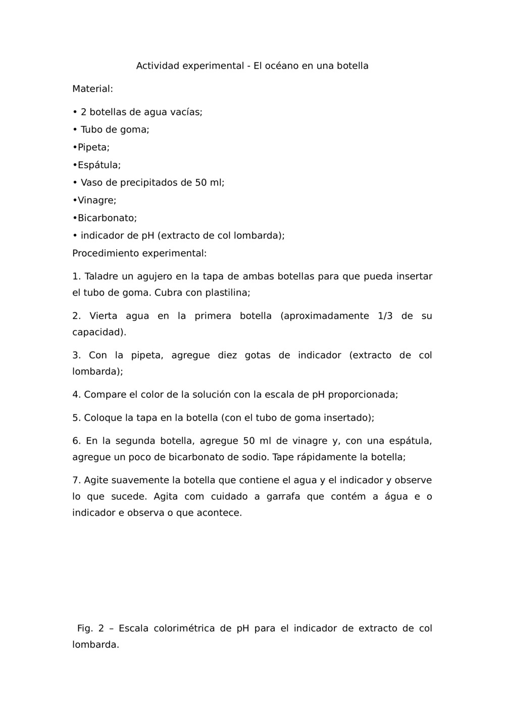 Actividad experimental - El océano en una botella_0