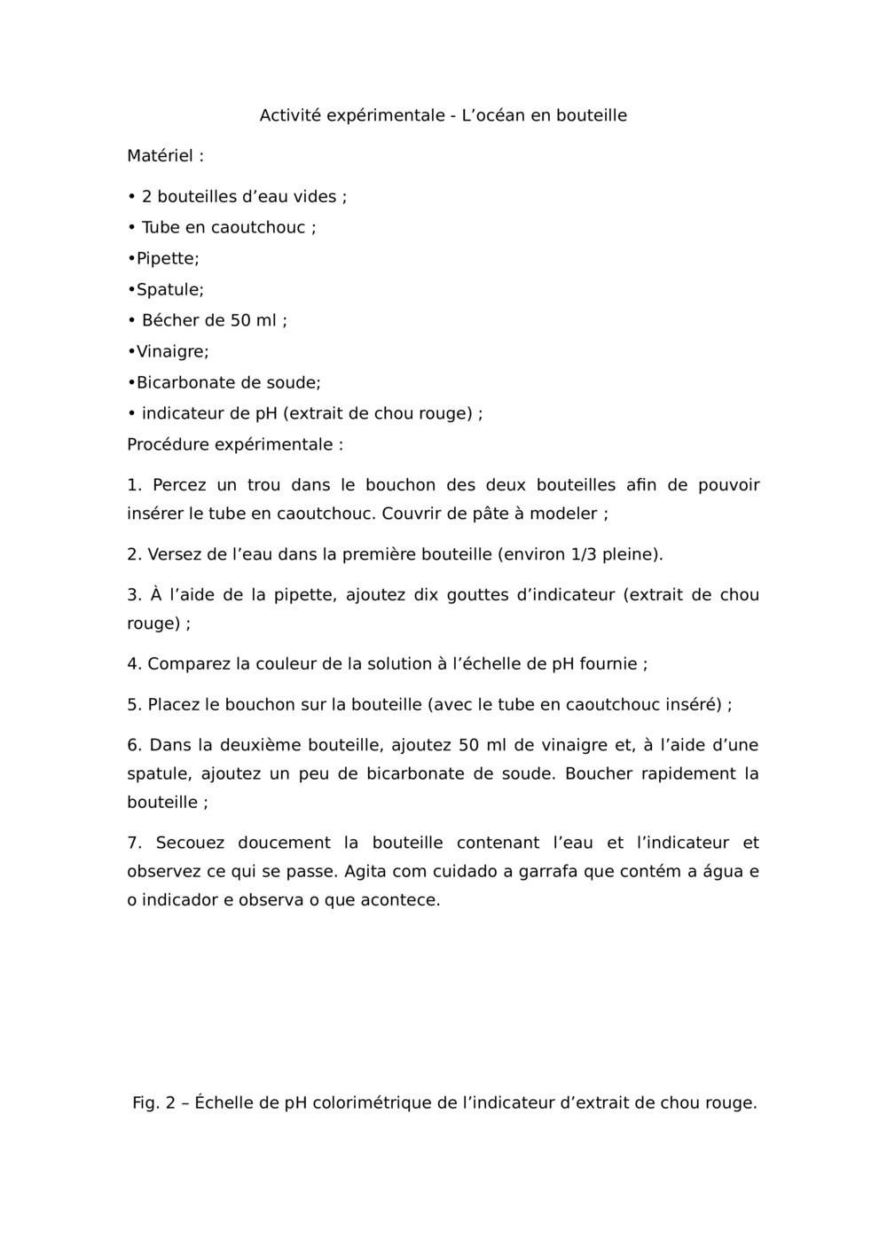 Activité expérimentale - L’océan en bouteille_0