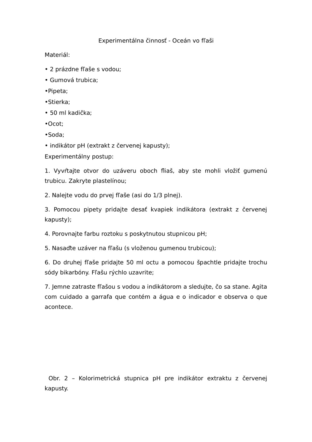 Experimentálna aktivita - Oceán vo fľaši_0