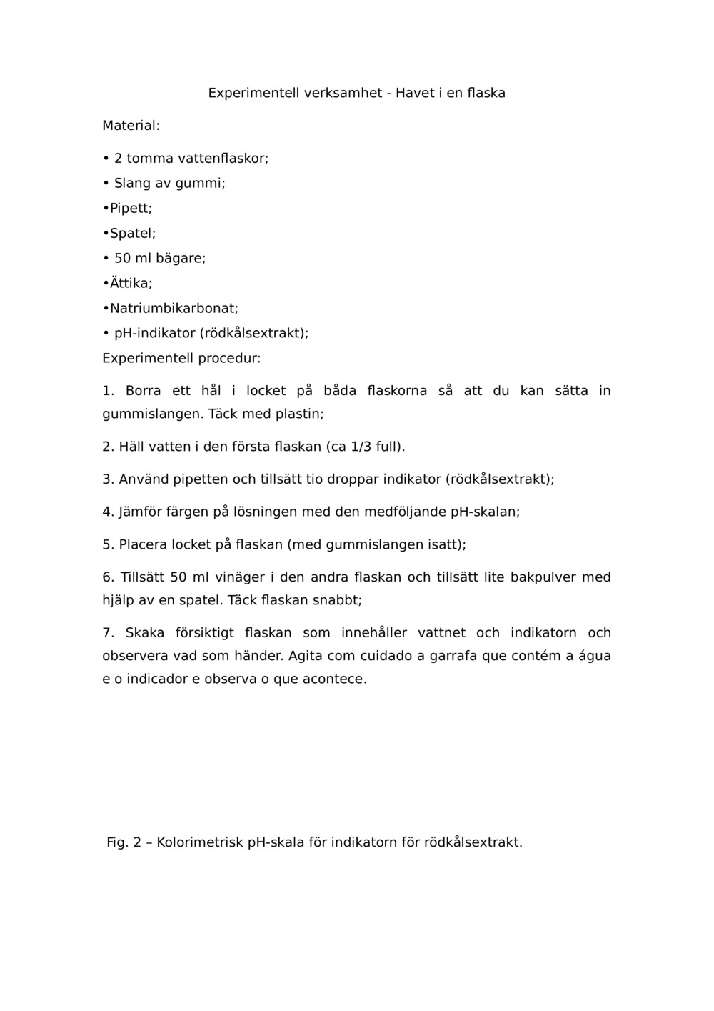 Experimentell verksamhet - Havet i en flaska_0
