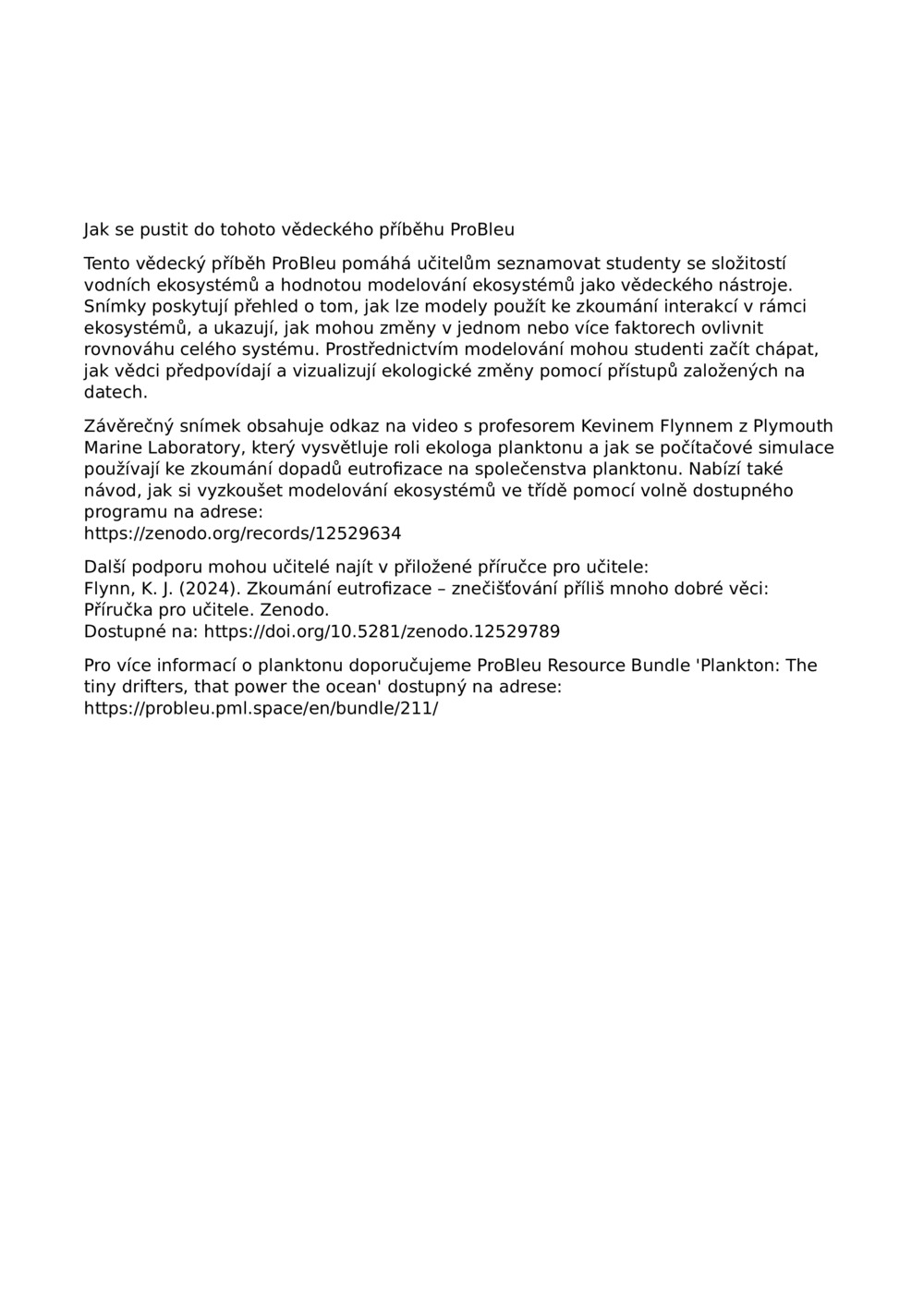 Učitelé Notes_Ecosystem modelování_2