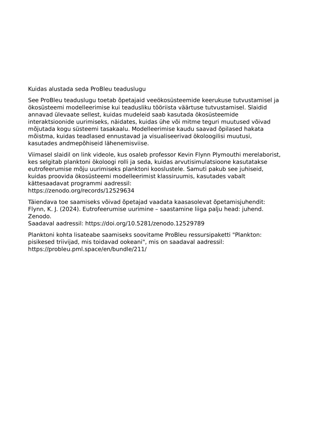 Õpetajad Notes_Ecosystem modelleerimine_2