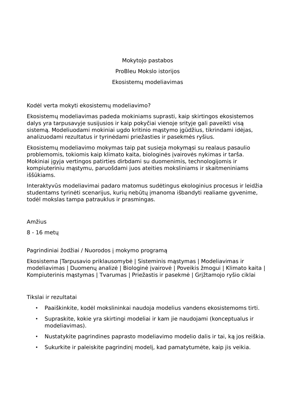 Mokytojai Notes_Ecosystem modeliavimas_1