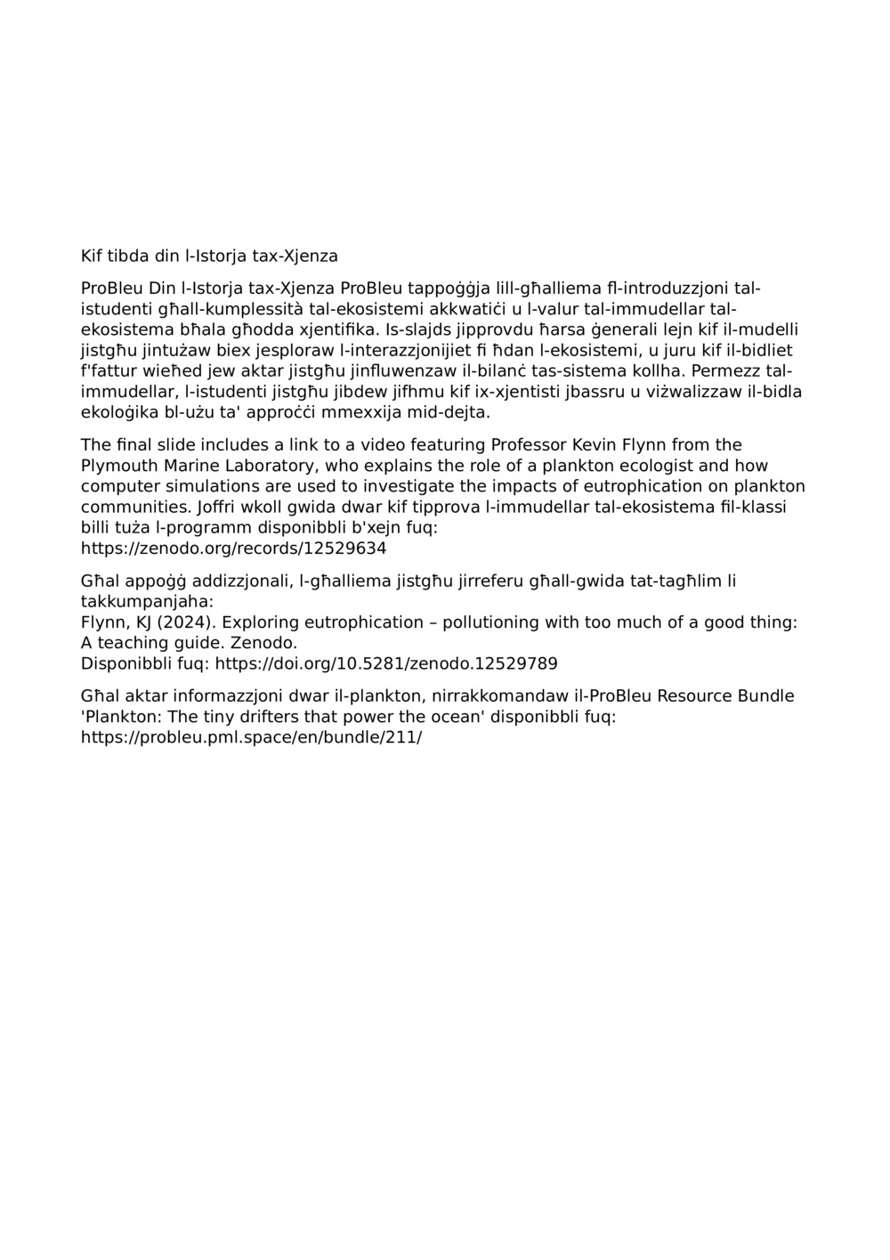 Għalliema Notes_Ecosystem l-Immudellar_2