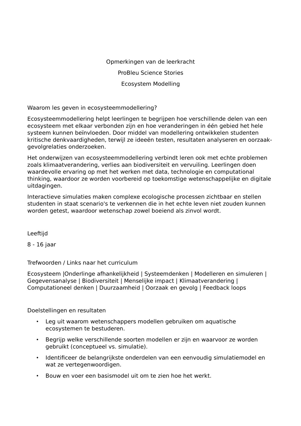 Docenten Notes_Ecosystem modelleren_1