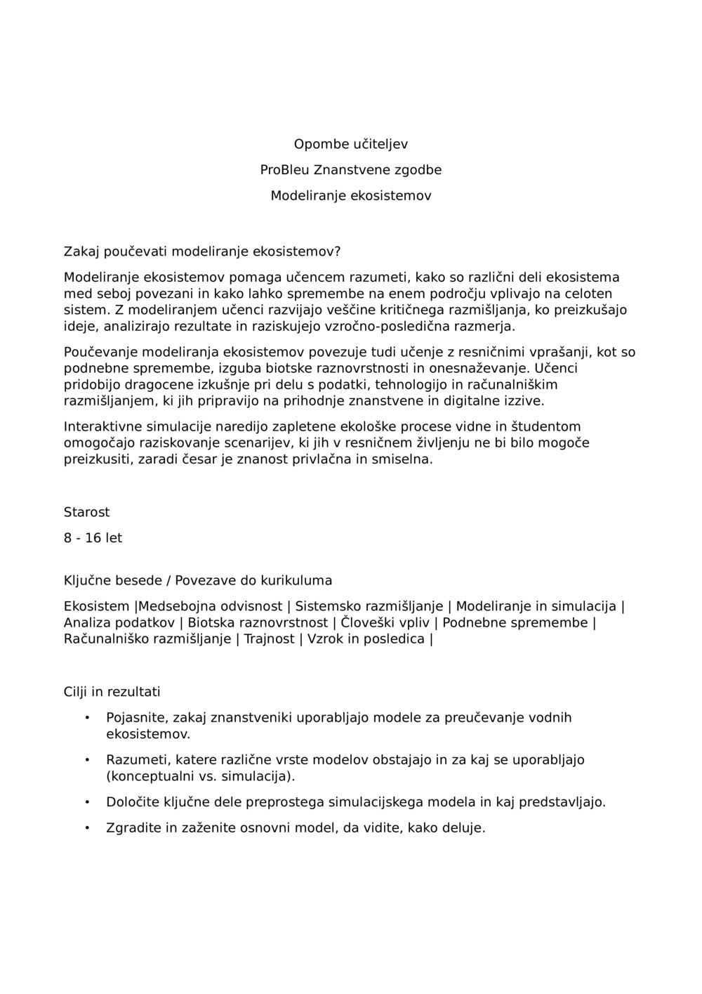 Učitelji Notes_Ecosystem modeliranje_1