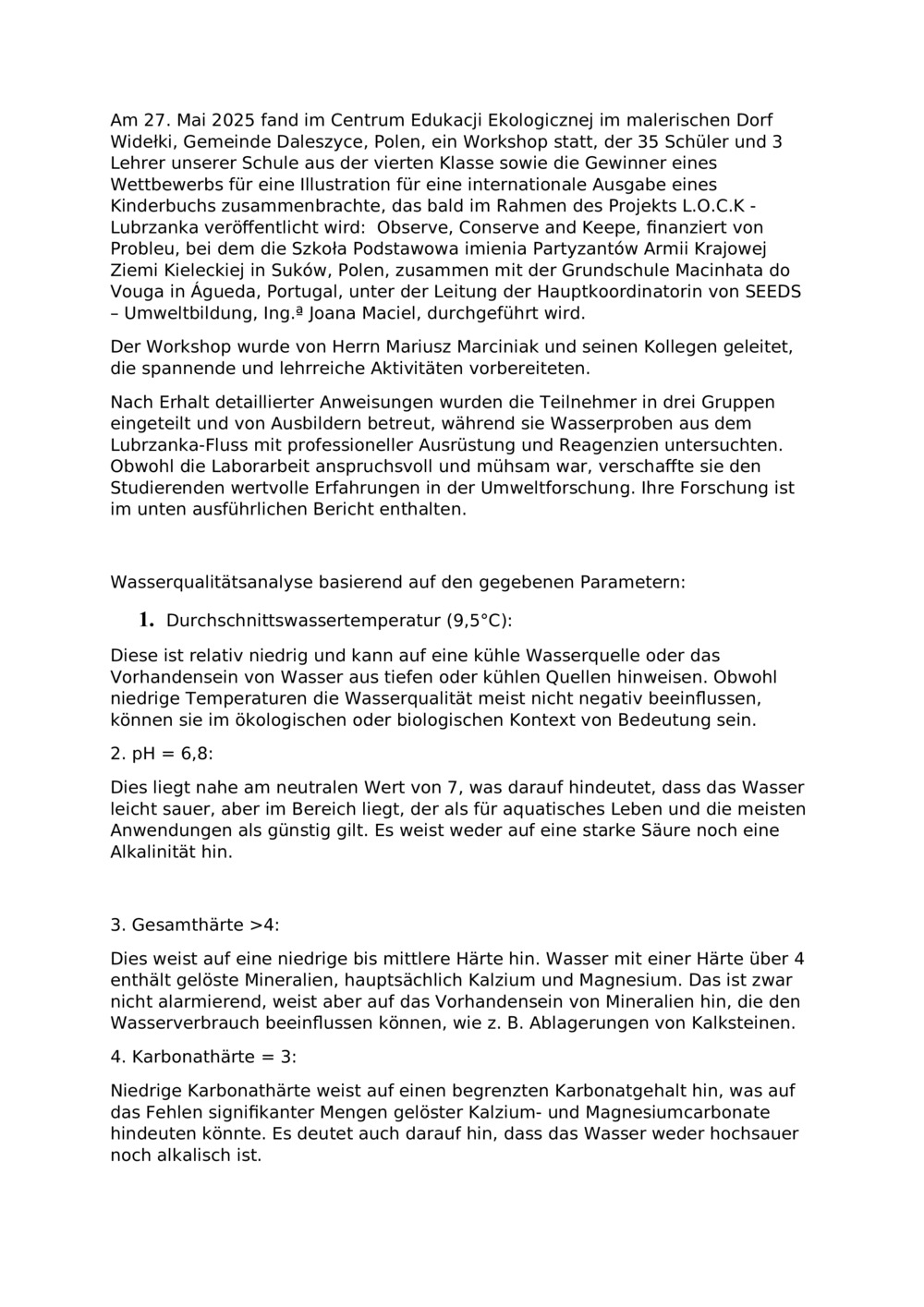 Lubrzanka-Flussbericht