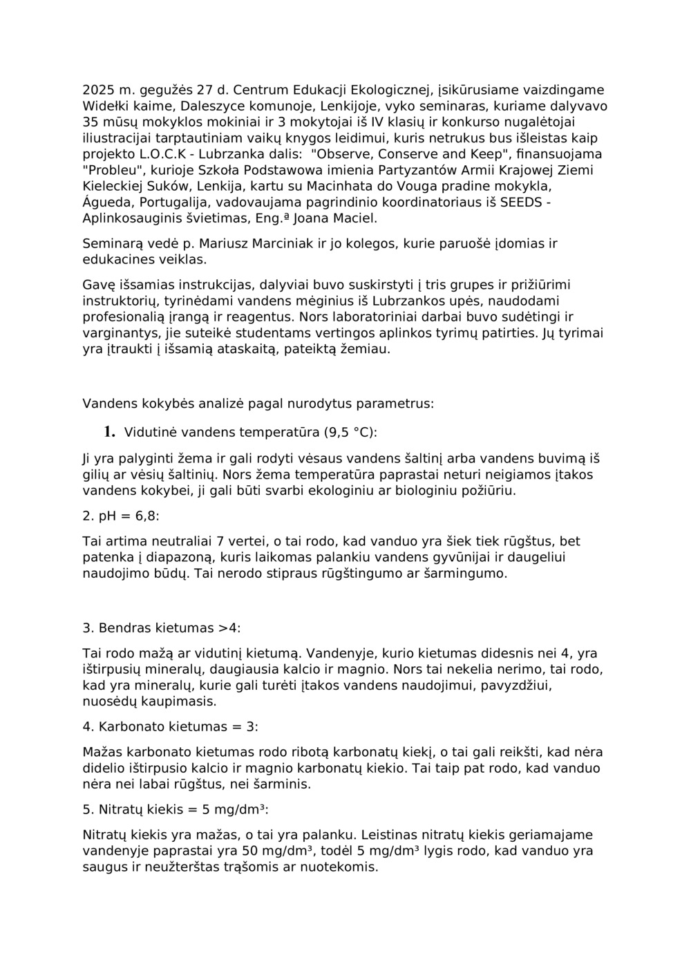 Lubrzankos upės ataskaita_0