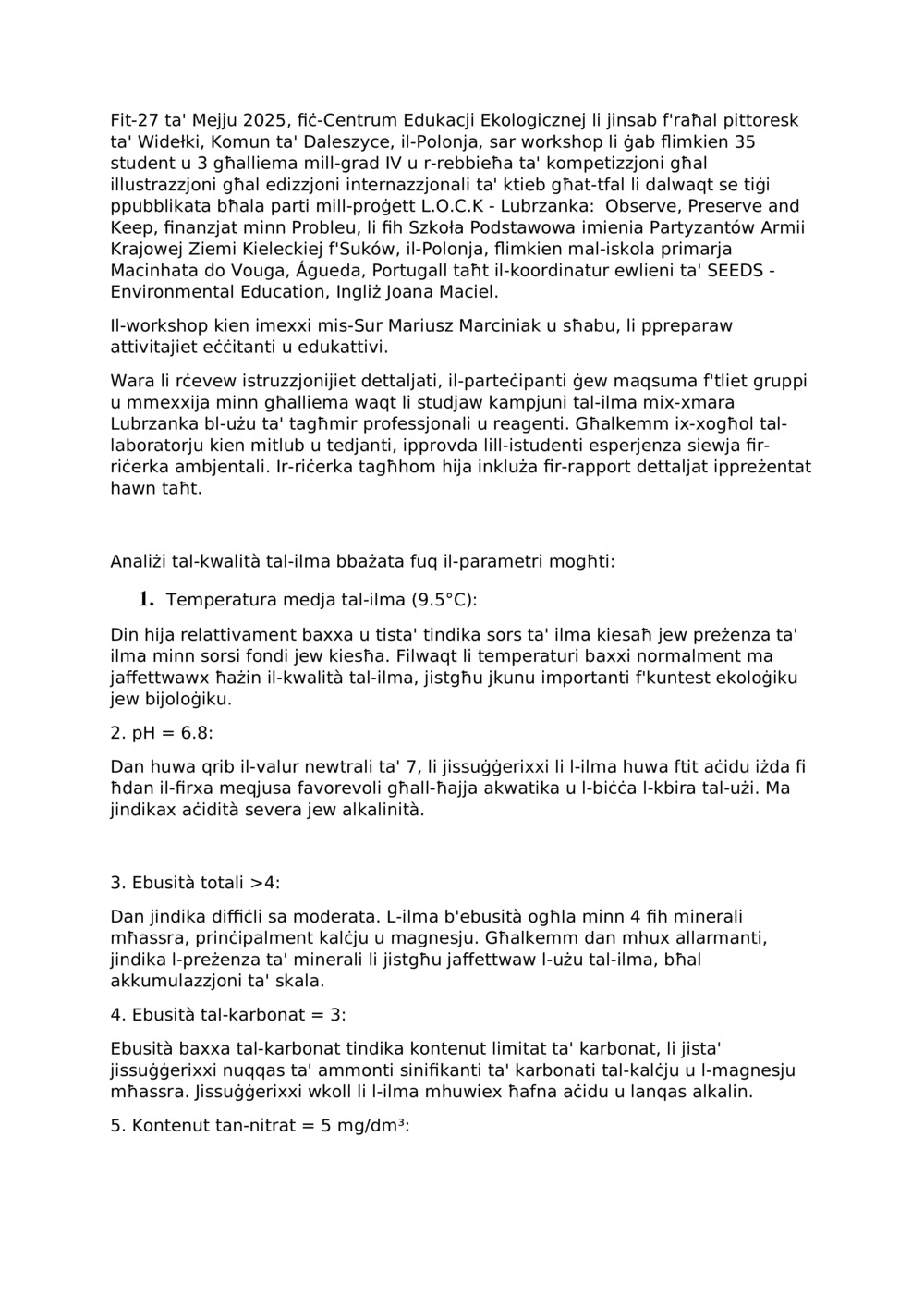 Rapport fuq ix-xmara Lubrzanka_0